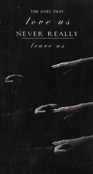 Hands reaching out never really - above them free wallpaper for mobile