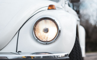 White car headlight tire photorealism - a black tire free wallpaper