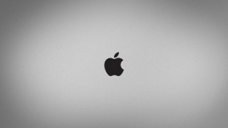 Apple logo laptop screen gray 2 - photo of an apple logo free wallpaper