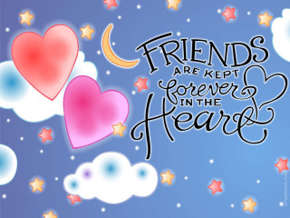 Hearts stars moon friends lyco - the heart free wallpaper