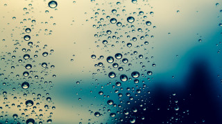 Water drops window clouds macro - water free wallpaper