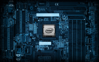 Intel processor motherboard cityscape 4k - free technology wallpaper