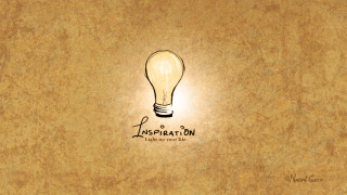 Light bulb caption says image - free light wallpaper for desktop