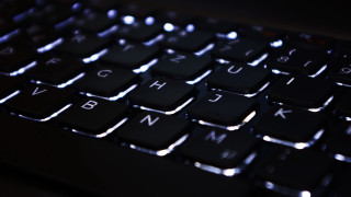 Keyboard blue light black white - a white light free wallpaper