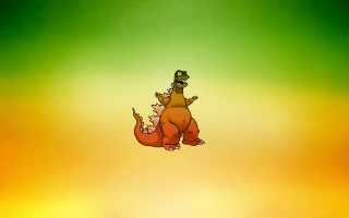 Dinosaur animated pop surrealism storybook - a storybook illustration free wallpaper