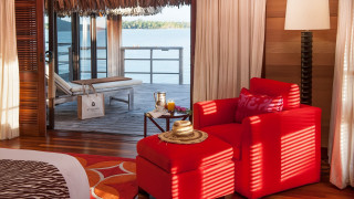 Living room red couch chair 2 - a candle free wallpaper for desktop