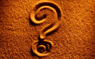 Question mark sand beach night - technique free wallpaper