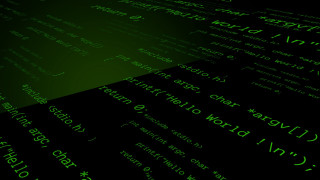 Green text beeple cybernetics 1girl - green letter free wallpaper