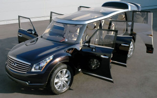 Black car door open futurism - parked free wallpaper for desktop