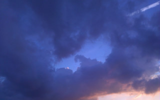 Plane sunset clouds sky outdoors - free sky wallpaper