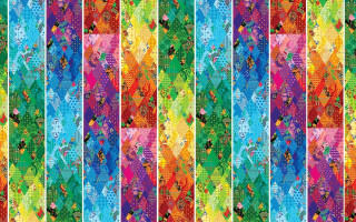 Colorful paint patterns rainbow maximalism - rich vivid color free wallpaper