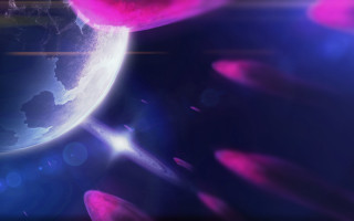 Blue pink space planet star - league of legends free wallpaper for desktop