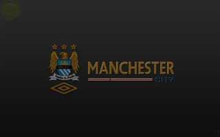 Manchester city logo black background - the bottom of the logo free wallpaper