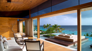 Living room ocean view palm - david chipperfield free wallpaper