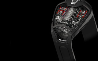 Watch black dial red accents - red accent free wallpaper