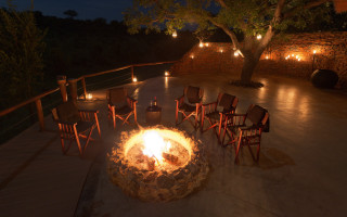Fire pit chairs night lights - a fire pit free wallpaper for desktop