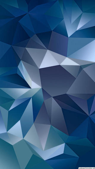 Blue abstract low poly blurred 2 - a blue abstract background free wallpaper for mobile