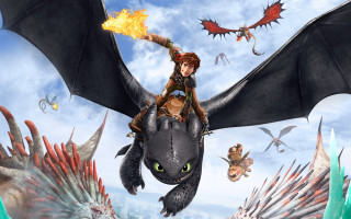 Young boy dragon riding fire - a young boy free wallpaper
