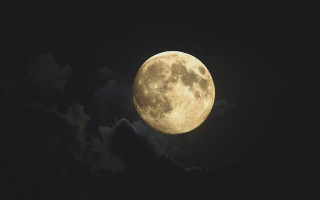 Full moon clouds night sky 4 - the night sky free wallpaper