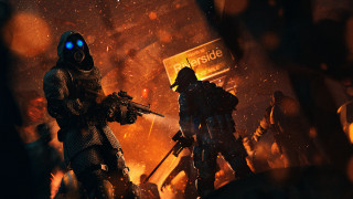 Fire embers dusk weapon sparks - a fire in the background free wallpaper