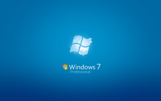 Blue wallpaper windows7 logo computer - the window 7 logo free wallpaper