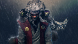Rainy man bird fantasy digital - a man in a costume free wallpaper