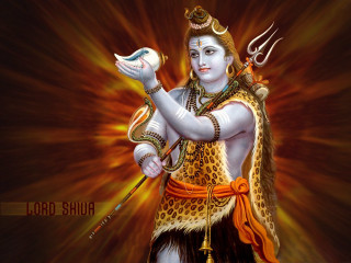 Lord bhagava holding bird sword - divine free wallpaper for desktop