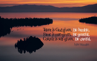 Lake sunset john wotton quote - inspirational free wallpaper for desktop