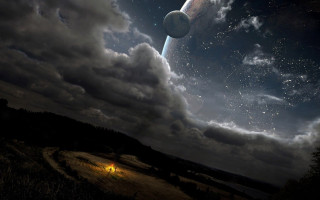 Distant object star background astronaut 2 - a distant object in the sky free wallpaper