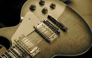 Guitar wooden body black white - eric taylor free wallpaper for desktop