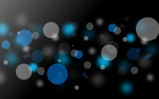 Black blue bubbles lights abstract - dynamic free wallpaper for desktop