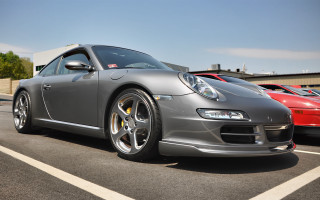 Silver sports car parking lot 12 - anthony s waters free wallpaper