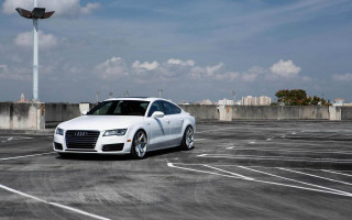 White car parking lot light - a.d.m. cooper free wallpaper for desktop