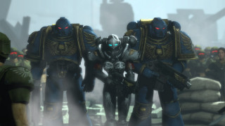 Space people robot warhammer glowing - space free wallpaper for desktop