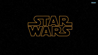 Star wars logo black background 6 - a yellow line free wallpaper