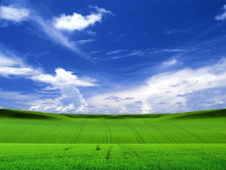 Green field blue sky clouds 2 - andries stock free wallpaper for desktop