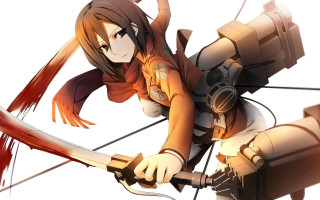 Woman bow arrow mikasa uniform - a red arrow free wallpaper