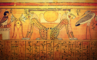 Egyptian deities symbols museum furry - egyptian art free wallpaper