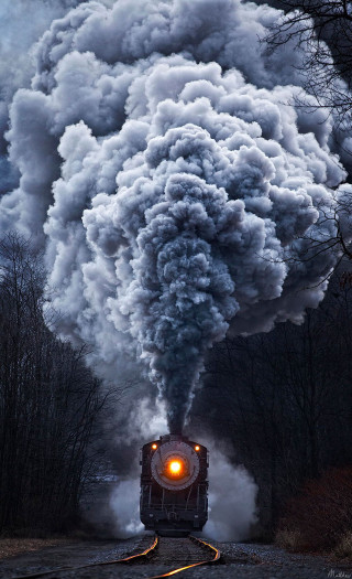 Train smoking bright light traveling - bright free wallpaper