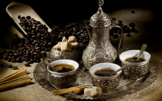 Silver tray coffee cinnamon silver - egyptian art free wallpaper