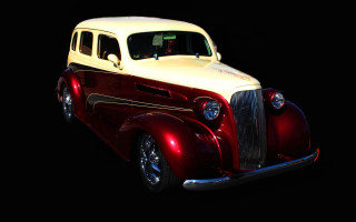 Red white car airbrush precisionism - airbrush free wallpaper
