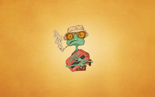 Man cigarette hat goggles scarf - ed roth free wallpaper for desktop