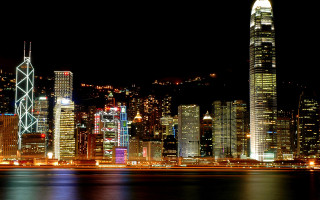 Tokyo night cityscape ferriswheel bridge 3 - building free wallpaper for desktop