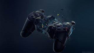 Video game controller flying objects - the side of the screen free wallpaper