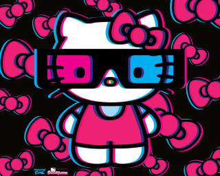Hello kitty hearts sunglasses pop - free cyberpunk wallpaper for desktop