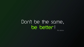 Green black wall quote dont 5 - better free wallpaper