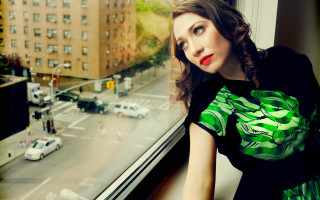 Woman city street traffic green - arabella rankin free wallpaper for desktop