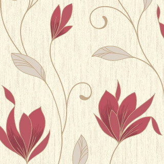 Red flower beige background swirly - a beige background free wallpaper