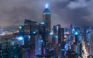 Cyberpunk tokyo night skyline ferris - cyberpunk city free wallpaper