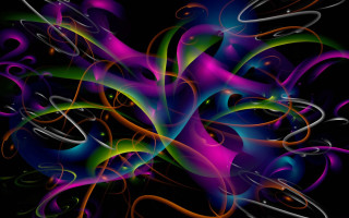 Colorful abstract black background vibrant - vibrant free wallpaper for desktop